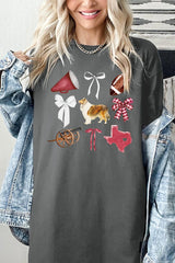 5000P-E3079 Texas Football Graphic Plus Heavy Cotton Tee $12.75