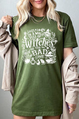 US3001-E3139 In a World of Witches Graphic Tee $12.5