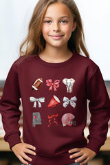 UL180B-E3076Z Alabama Football Kids Graphic Sweatshirt $20