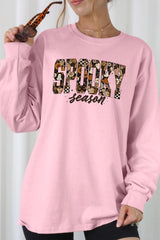 UL240-E3105 Spooky Season Halloween Graphic Long Sleeve Tee $13.75