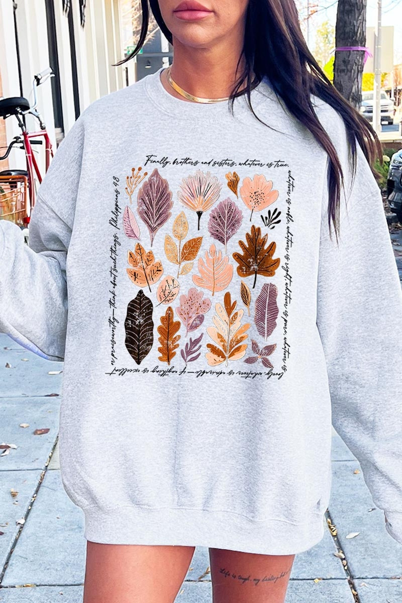 UL180-E3147 Christian Fall Graphic Sweatshirt $20