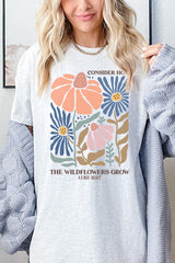 5000P-E3067 Consider the Wildflowers Graphic Plus Tee $12.75