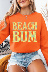 UL180-E3465 Beach Bum Dot Graphic Sweatshirt $20