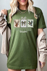 US3001-E3192 Deer & Duck Hunting Season Graphic Tee $12.5
