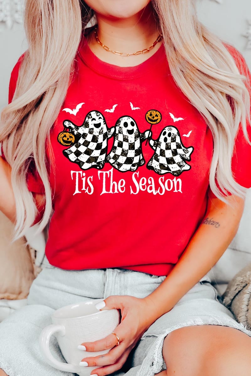 US3001P-E3124 Retro Ghosts Graphic Plus Tee $16