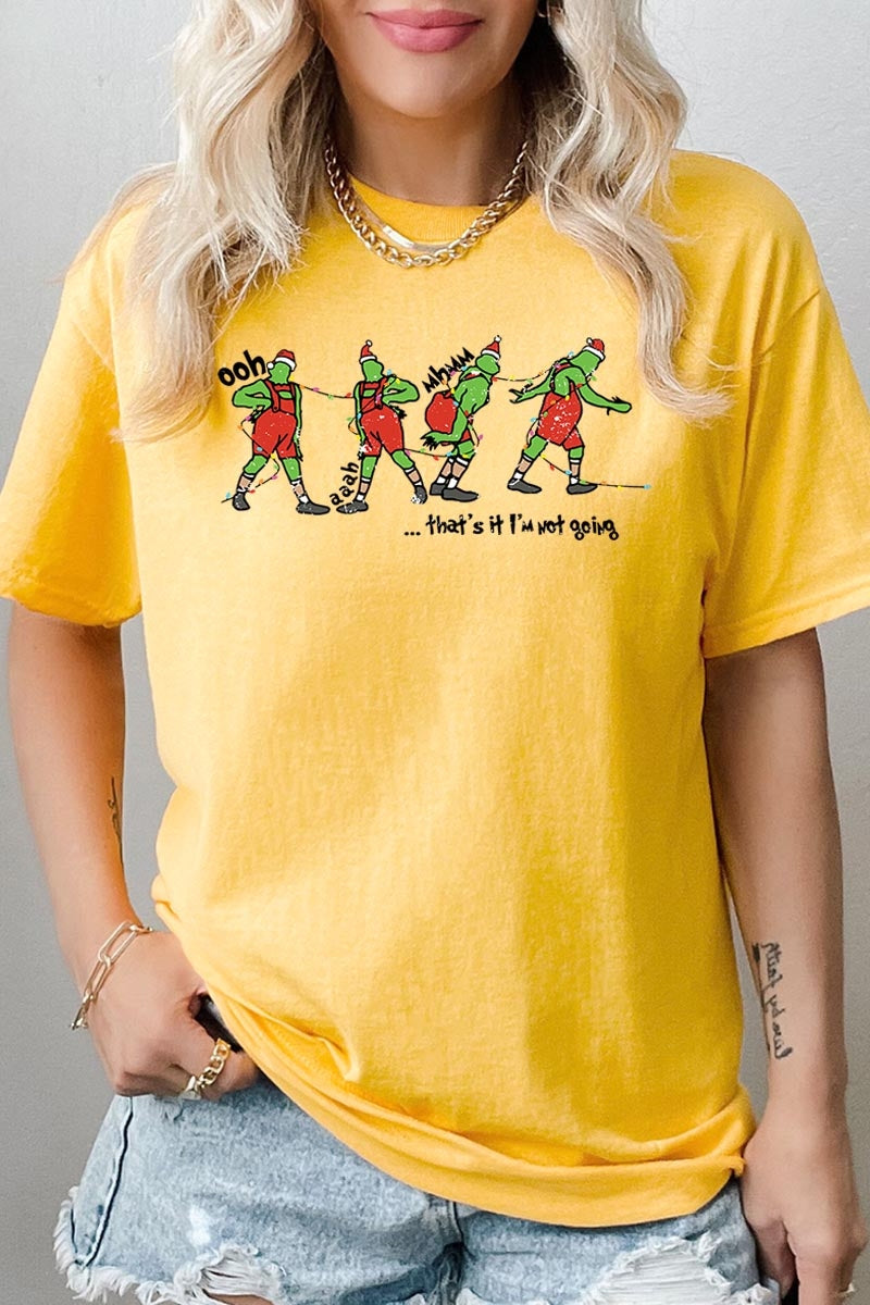 5000-E3203 Grinch Funny Christmas Graphic Heavy Cotton Tee $9