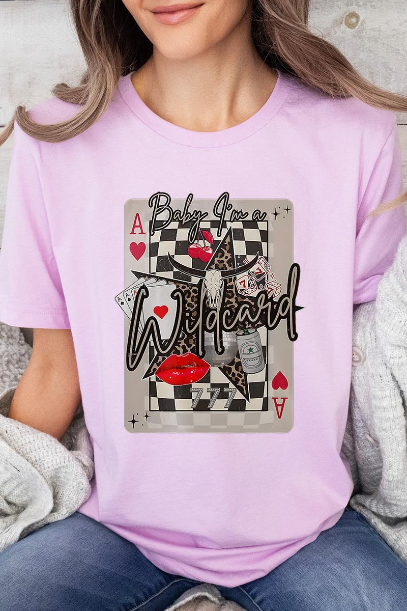 US3001-E3099 Retro Wildcard Graphic Tee $12.5