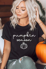 US3001-E3152 Pumpkin Season Graphic Tee $12.5