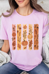 US3001-E3110 Brushstroke Boho Fall Graphic Tee $12.5