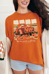 5000P-E3172 Harvest Is Plenty Graphic Plus Heavy Cotton Tee $12.75