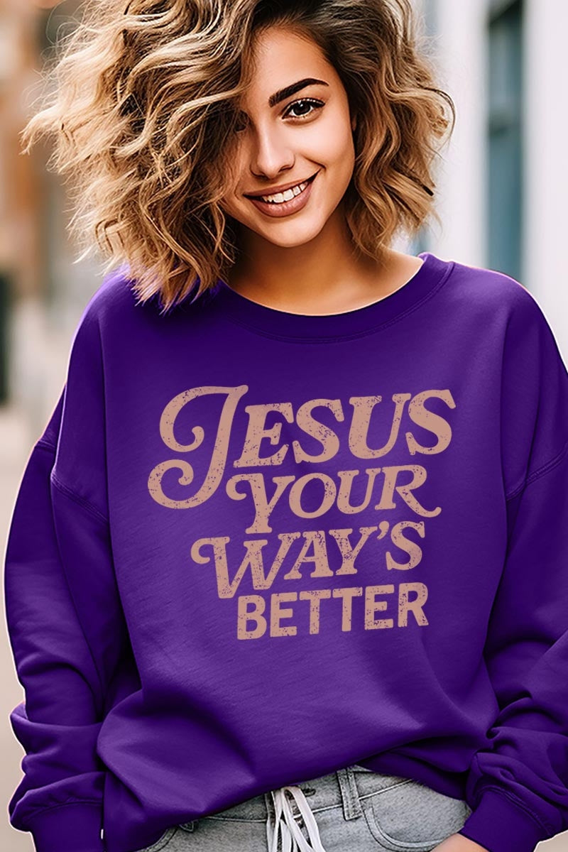 UL180-E3114 Christian Graphic Sweatshirt $20
